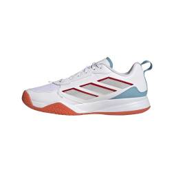adidas Women's AvaFlash Tennis Shoe, White/Silver Metallic, 7 von adidas