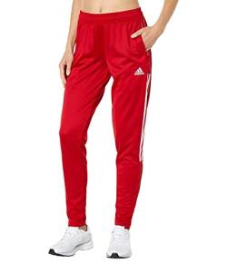 adidas Women's Standard Tiro Track Pants, Team Power Red/White, X-Small von adidas