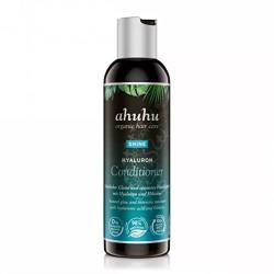 ahuhu SHINE Hyaluron Conditioner (200 ml) – Pflegende Haarspülung für strahlenden Glanz mit Hyaluron & Hibiskus Extrakt, verbessert spürbar die Kämmbarkeit & Elastizität, vegane Haarpflege von ahuhu