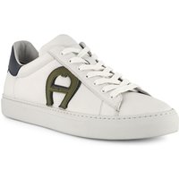 AIGNER Herren Sneaker weiß Glattleder von aigner