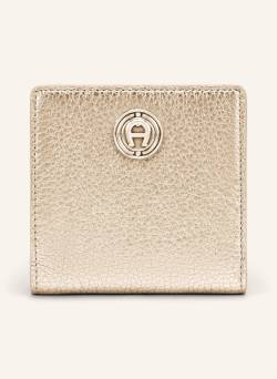 Aigner Geldbörse Deluxe gold von aigner