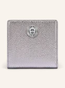 Aigner Geldbörse Deluxe silber von aigner