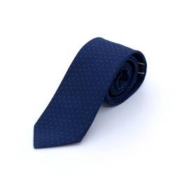 akzente Herren Krawatte Seidenkrawatte 100% Seide 6cm gepunktet Anzug Hochzeit Business Abendhimmelblau von akzente