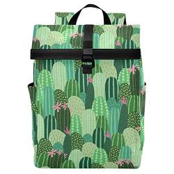 Reiserucksack für Damen und Herren, leicht, wasserdicht, Teenager, College, Laptop, Rucksack, Flamingo, Blumen und Blätter, lässiger Tagesrucksack, Anti-Diebstahl-Rucksack für Schule, Business, Arbeit, Tropical 261 von alaza