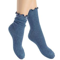 alber's BIO COMFORT - 5 Paar - Kurze Damensocken aus Bio-Baumwolle, Druckfreies Bündchen, ohne Gummizug | Mehrfarbig | 36-41 von alber's