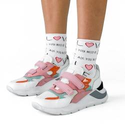 alber's SENSITIVE - 5 Paar - Kurze Baumwollsocken für Damen, Druckfrei, Ohne Gummibund, Gesundheitssocken, Diabetikersocken, Weiter Komfortbund | Fantasiemotiv | 36-38 von alber's