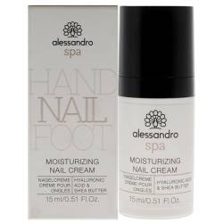 Spa Moistuirizing Nail Cream - Feuchtigkeitsspendende Nagelcreme mit Hyaluronsäure, bei brüchigen Nägeln, 15 ml von alessandro