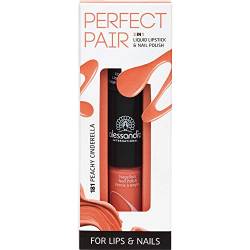 alessandro Perfect Pair 2in1 Lippenstift & Nagellack Peachy Cinderella, 10 g von alessandro