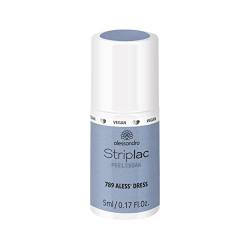 alessandro Striplac Peel or Soak ALESS‘ IN WONDERLAND - ALESS' DRESS -VEGAN- LED-Nagellack in blau - Für perfekte Nägel in 15 Minuten, 5ml von alessandro