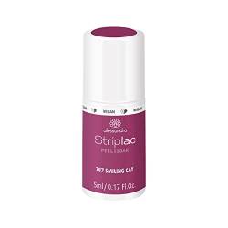 alessandro Striplac Peel or Soak ALESS‘ IN WONDERLAND - SMILING CAT -VEGAN- LED-Nagellack in lilapink - Für perfekte Nägel in 15 Minuten, 5ml von alessandro