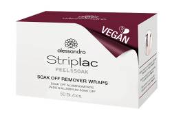 alessandro Striplac Soak Off Remover Wraps - Soak Off Aluminumpads zum Ablösen von Striplac / LED Nagellack, 50 Stück von alessandro