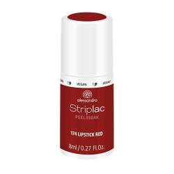 alessandro Striplac UV-Nagellack Lipstick Red – Schonend und langanhaltend – Einfache Entfernung dank Peel-Off-Technologie – Vegan und tierversuchsfrei – 8 ml von alessandro