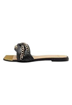 aleva Damen Ledersandalen, schwarz, 36 EU von aleva