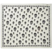 ALEXANDER MCQUEEN Seidentuch Alexander MCQueen Damen Schal, ALEXANDER MCQUEEN Skull Scarf Print, Schädel Druck von alexander mcqueen