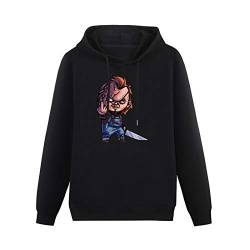 Chucky Hoodies Long Sleeve Pullover Loose Hoody Mens Sweatershirt Size XL von algem