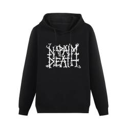 Napalm Death Logo Hoody Rock Hoodie Rock Band Hoodies Long Sleeve Pullover Loose Hoody Mens Sweatershirt Size 3XL von algem