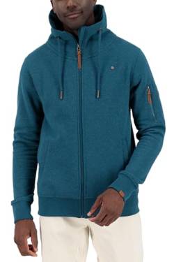 ALIFE AND KICKIN EliasAK A Sweat Jacket Herren Sweatjacke, Jacke tidal teal melange XXL von alife & kickin