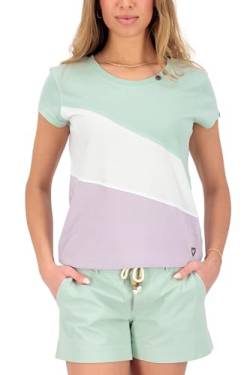 ALIFE and Kickin CordelieAK A Shirt Damen Kurzarmshirt, T-Shirt Gentle Lavender Melange XL von alife & kickin