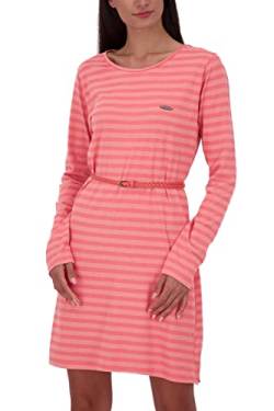 ALIFE and Kickin EllinAK B Longsleeve Dress Damen Langarmkleid, Kleid Coral Melange L von alife & kickin