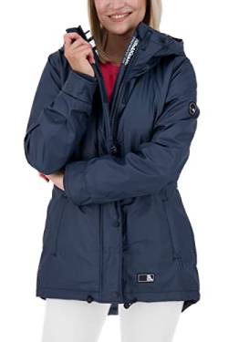 ALIFE and Kickin ElmaAK A Rainstyle Jacket Damen Kurzjacke, Übergangsjacke Marine L von alife & kickin