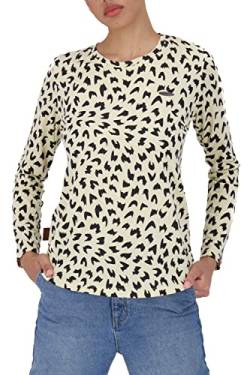 ALIFE and Kickin LeaAK B Longsleeve Damen Langarmshirt Creme Melange L von alife & kickin