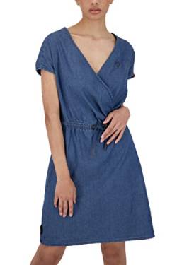 ALIFE and Kickin OrnellaAK DNM Dress Damen Sommerkleid, Jeanskleid, Kleid Dark Denim S von alife & kickin