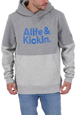 ALIFE and Kickin OwenAK E Sweat Herren Kapuzensweatshirt, Sweatshirt Steal Melange XL von alife & kickin