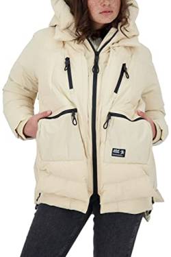 ALIFE and Kickin RachelAK A Coat Damen Winterjacke, gefütterte Jacke Creme XL von alife & kickin