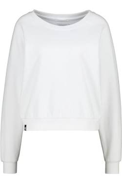 ALIFE and Kickin TeonaAK A Oversize Sweatshirt - Basic Sweatshirt Damen, Pullover mit Rundhalsschnitt und Raglanarmen, Rundhalspullover Damen Rundhalspullover, Sweatshirt Brilliant White M von alife & kickin