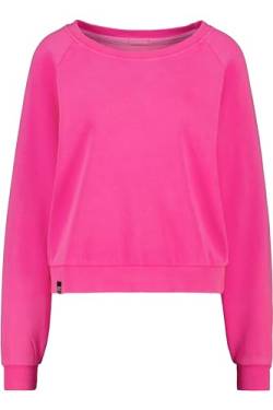 ALIFE and Kickin TeonaAK A Oversize Sweatshirt - Basic Sweatshirt Damen, Pullover mit Rundhalsschnitt und Raglanarmen, Rundhalspullover Damen Rundhalspullover, Sweatshirt hot pink XL von alife & kickin