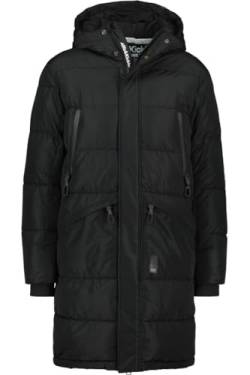 ALIFE and Kickin TobiasAK A Puffer Parka - Winterjacke Herren, Warm Gefütterter Steppmantel mit Voluminöser Kapuze, Lange Jacke in Daunenoptik, Herren Winterjacke, Jacke Moonless L von alife & kickin