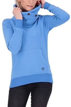 ALIFE and Kickin VioletAK A Sweatshirt Damen Rundhalspullover, Pullover Azure Melange S von alife & kickin