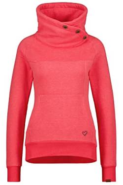 ALIFE and Kickin VioletAK A Sweatshirt Damen Rundhalspullover, Pullover Coral Melange XL von alife & kickin
