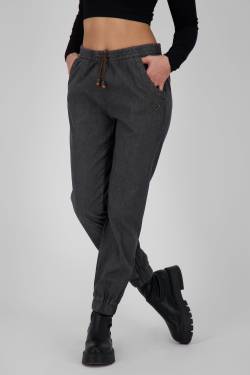 AliciaAK DNM A - Bequeme Damenhose mit individuellem Look Schwarz von alifeandkickin