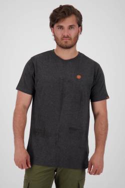 Alloverprint-Design für Männer mit dem T-Shirt NicAK B Schwarz von alifeandkickin