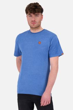 Basic-Shirt für Herren MaddoxAK A in schlichtem Design Blau von alifeandkickin