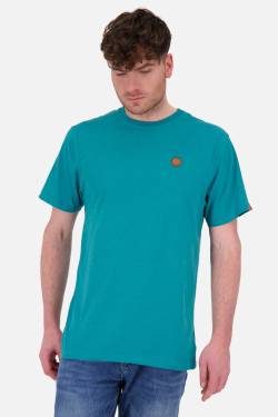 Basic-Shirt für Herren MaddoxAK A in schlichtem Design Dunkelgrün von alifeandkickin