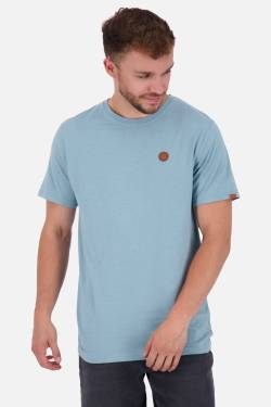 Basic-Shirt für Herren MaddoxAK A in schlichtem Design Grau von alifeandkickin