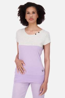 Bequemes Jerseyshirt für Damen CoraAK A - lässige Eleganz Violett von alifeandkickin