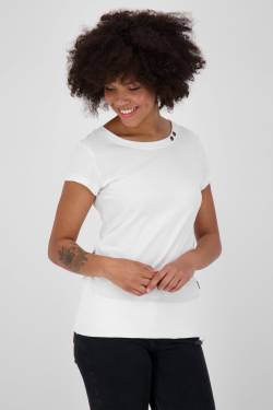 Bereit für den Sommer: CocoAK A T-Shirt mit betonter Silhouette für Damen Weiß von alifeandkickin