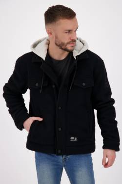 BradAK G Teddyjacke von Alife and Kickin für Herren Schwarz von alifeandkickin