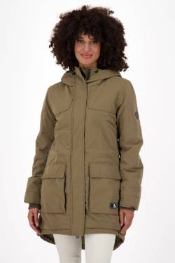 CharlizeAK A - Damen Winterjacke von Alife and Kickin Dunkelgrün von alifeandkickin