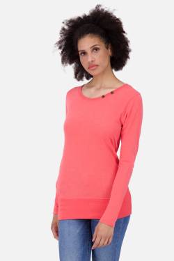 ConnyAK A Langarmshirt verspielt Damen Rot von alifeandkickin