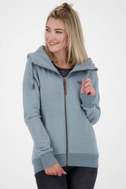 Cooler Look mit der Damensweatjacke YasminAK A Grau von alifeandkickin