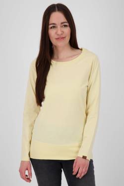 CoralieAK A Damen Langarmshirt in verschiedenen Farben Gelb von alifeandkickin