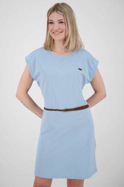 Damen Freizeitkleid ElliAK A - Weiche Jerseyqualität mit figurbetonter Passform Blau von alifeandkickin