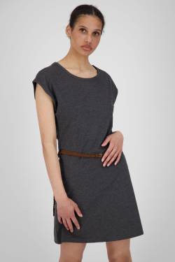 Damen Freizeitkleid ElliAK A - Weiche Jerseyqualität mit figurbetonter Passform Schwarz von alifeandkickin