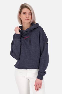 Damen Kapuzensweatshirt JessyAK A Dunkelblau von alifeandkickin