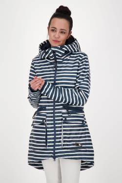 Damen Regenjacke AudreyAK B - Warm und wetterfest Dunkelblau von alifeandkickin