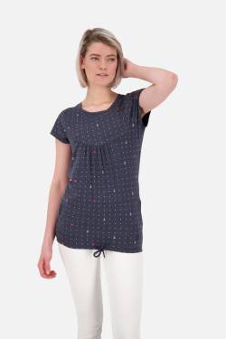 Damen-Shirt SummerAK B -Sommer-Feeling pur Dunkelblau von alifeandkickin